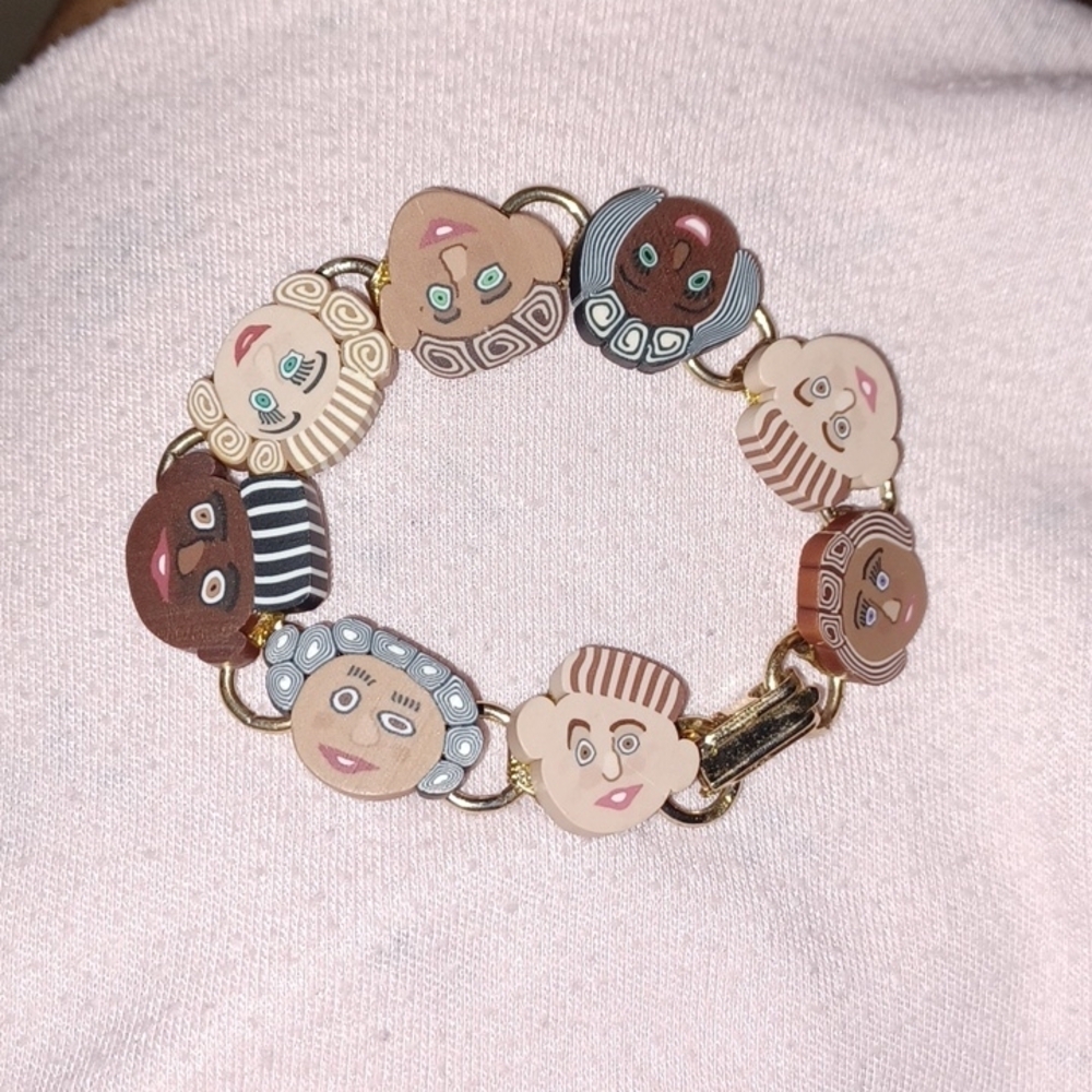 Clay head bracelet for child